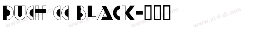 DUCH CC Black字体转换